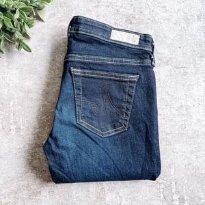 Ag Adriano Goldschmied Super Skinny Ankle Dark Wash Jean Size 25